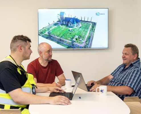 Möte på KO Mätteknik kontor i Vallentuna