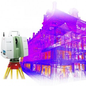 Projekteringsinmätning och relationsunderlag från laserskanning av en byggnad