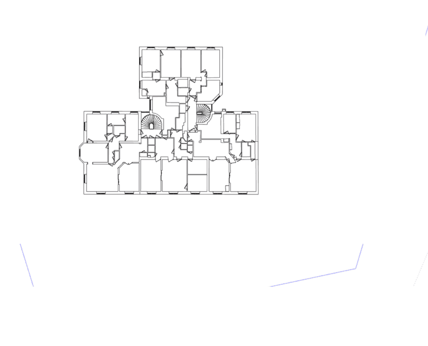 3d modell från laserskanning 2d planritning