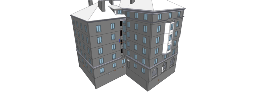 3d modell från laserskanning ifc