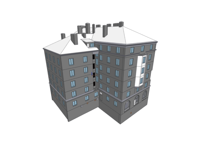 3d modell från laserskanning ifc
